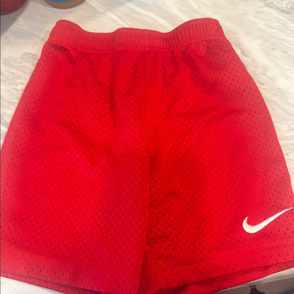 Nike Red Athletic Shorts Lightweight Comfort